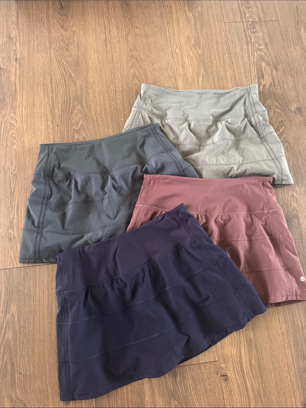Athletic Tennis GolfSkort Skirt Bundle Navy, Mauve, Slate, & Sage EUC
